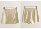 Minifalda-Short de Oficina | Cremallera y Cintura Alta