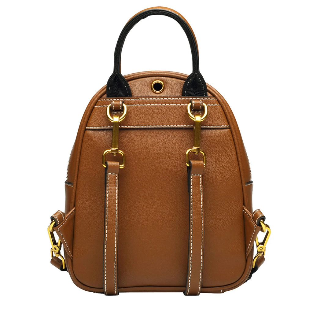 LAORENTOU-mochila de cuero dividido para mujer, bolso de mano para chica, de gran capacidad, para ir al trabajo, ocio, viaje, 2025