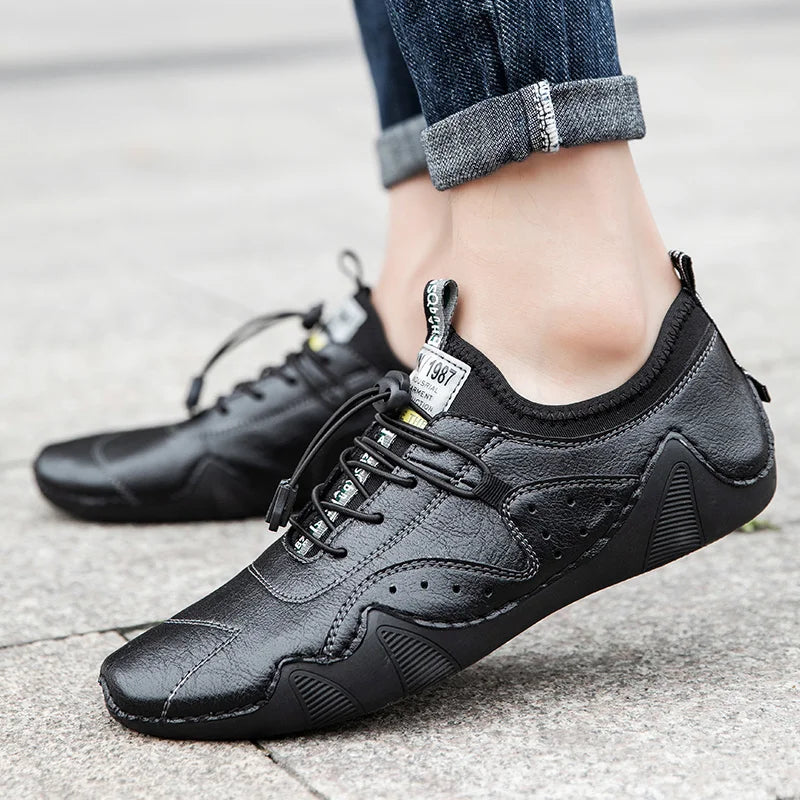 Mocasines Lujo Hombre ∣ Cuero Hechos a Mano ∣ Zapatillas Casual 2023