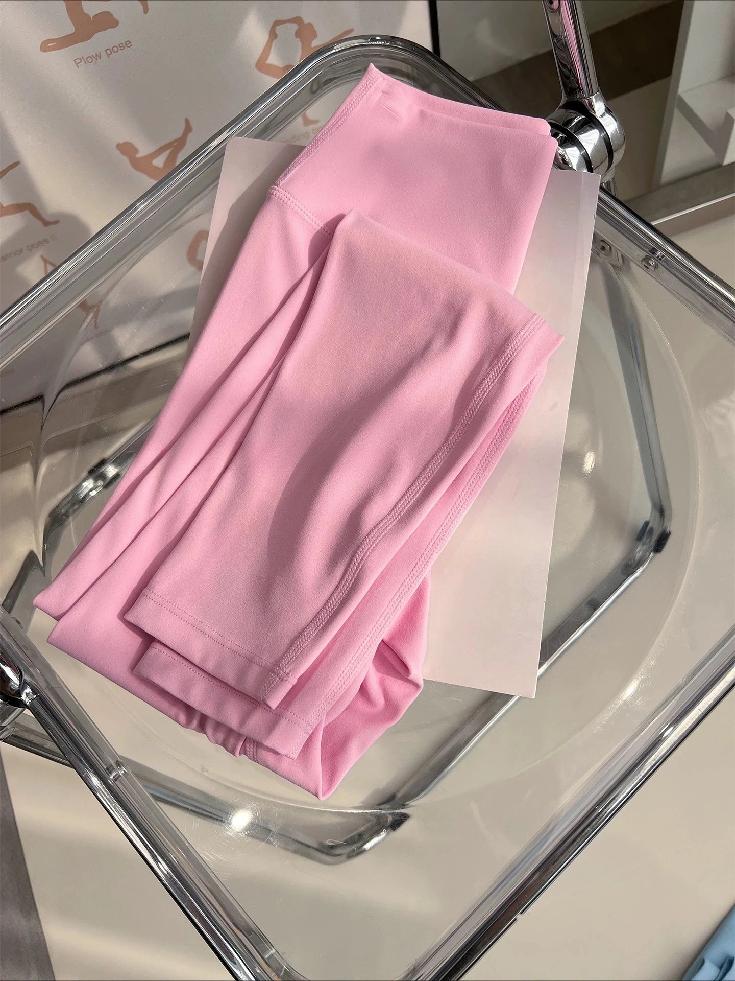 VEQKING Leggings Deportivos de Cintura Alta para Mujer, Efecto Segunda Piel, Secado Rápido, para Gimnasio, Correr, Elásticos, Sólidos, Trajes de Entrenamiento