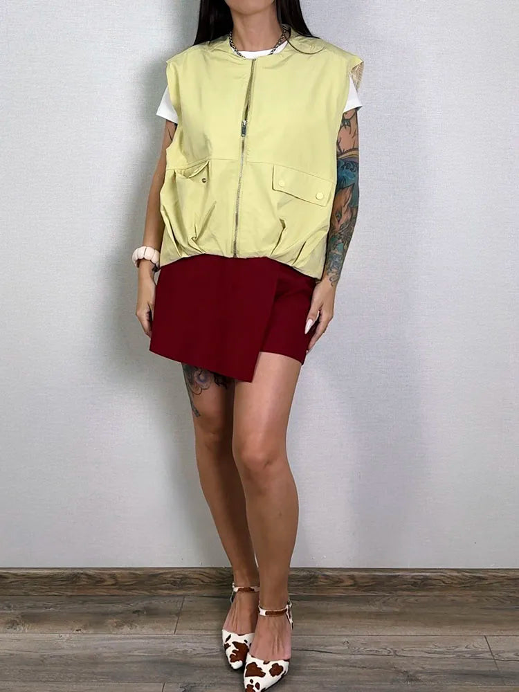 Mini Falda-Shorts Asimétrica | Estilo Elegante | Mujer