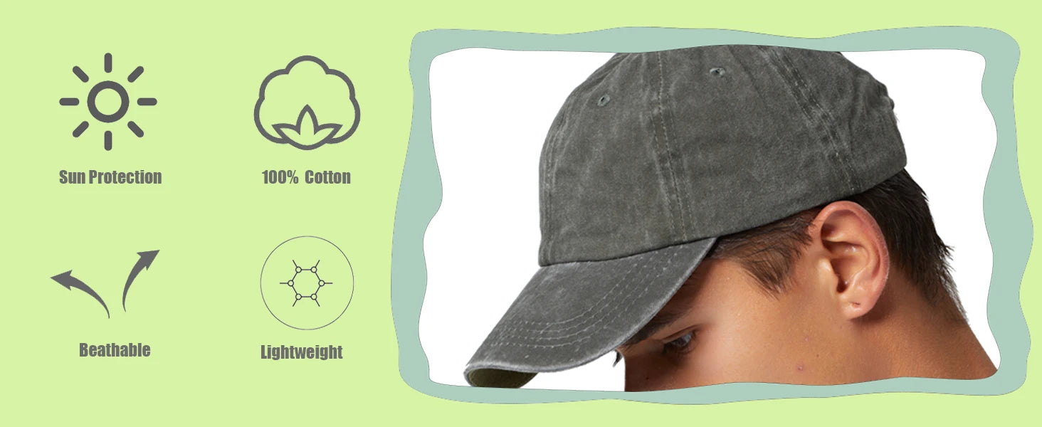 Gorra de béisbol lisa lavada de primavera, sombreros Retro ajustables para papá, regalo para hombres y mujeres, algodón no estructurado, moda de Color sólido