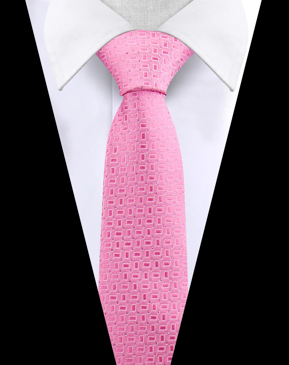 Corbata Jacquard Poliéster De Lujo Para Hombres Estilo Tico