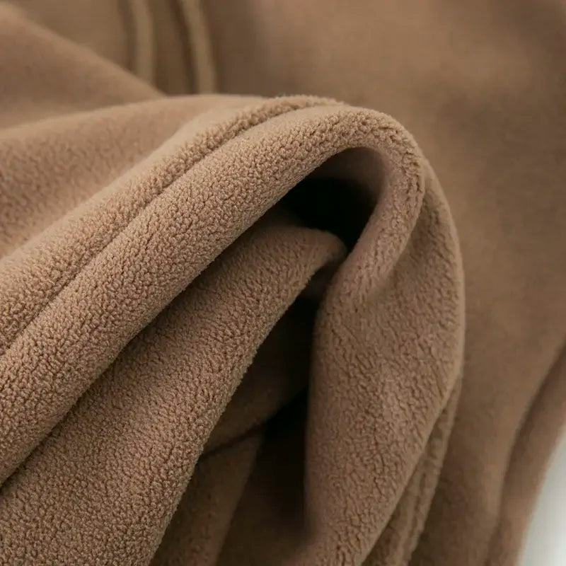 Pantalón Harem Lana Cálida | Pierna Ancha Holgado | Cintura Alta y Cordón Unisex | Ticotrendy