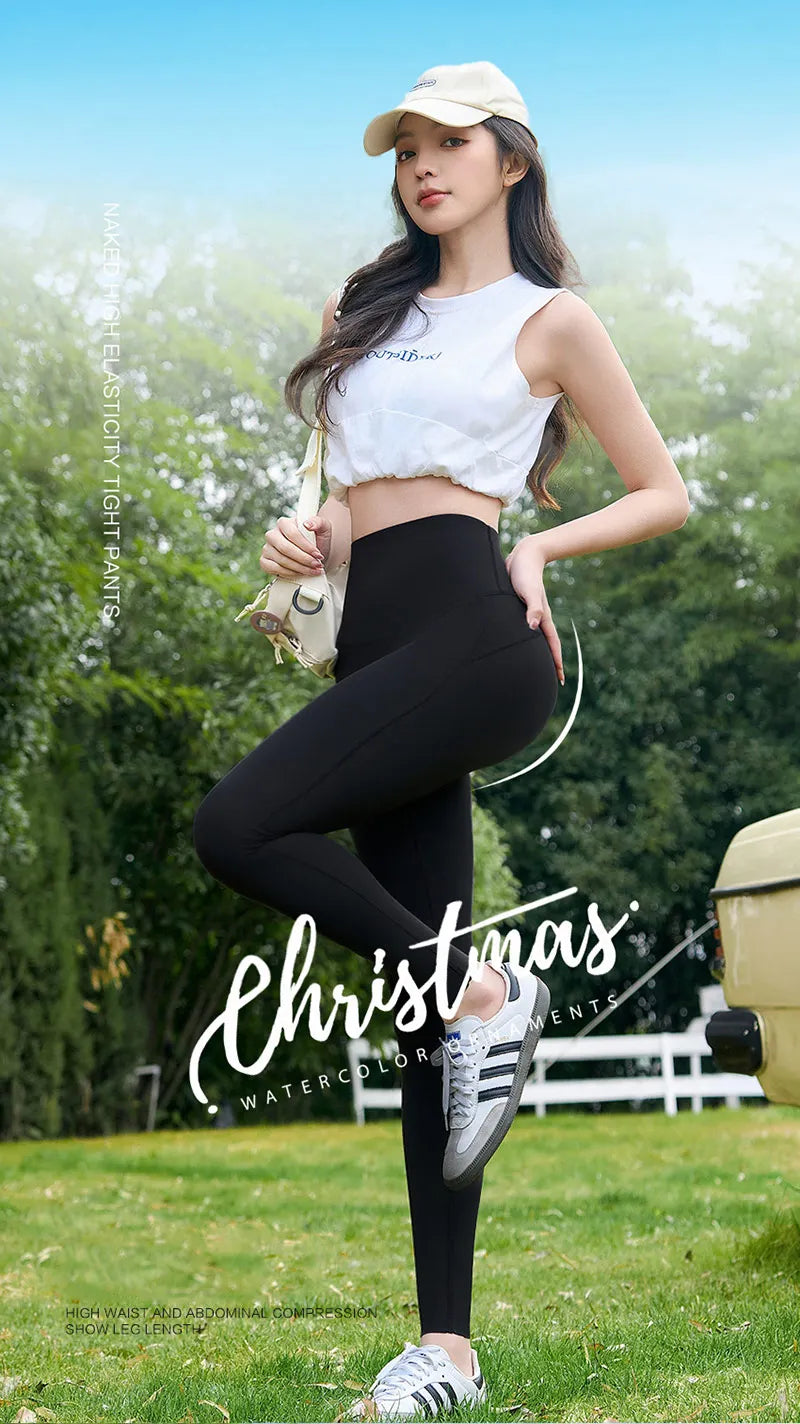 Leggings Piel Tiburón Push Up | Adelgazamiento Cintura Alta Sexy | Deporte Fitness P-O | Ticotrendy