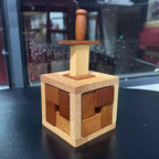 Caja de espada de rompecabezas mágico súper difícil, desmontaje de madera, prueba de inteligencia, acertijos desafiantes para adultos y niños, regalos únicos