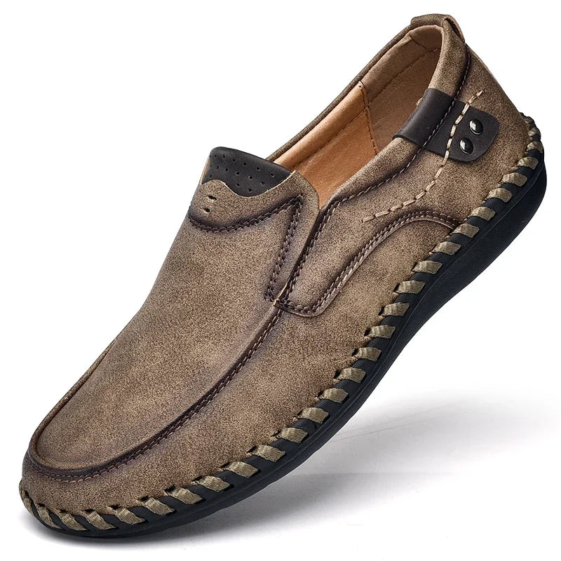 Mocasines Lujo Hombre ∣ Cuero Suave ∣ Zapatos Cómodos para Conducir
