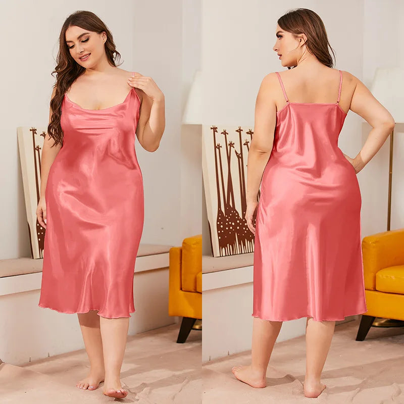 Camisón Manga Corta Cuello Redondo | Talla Grande