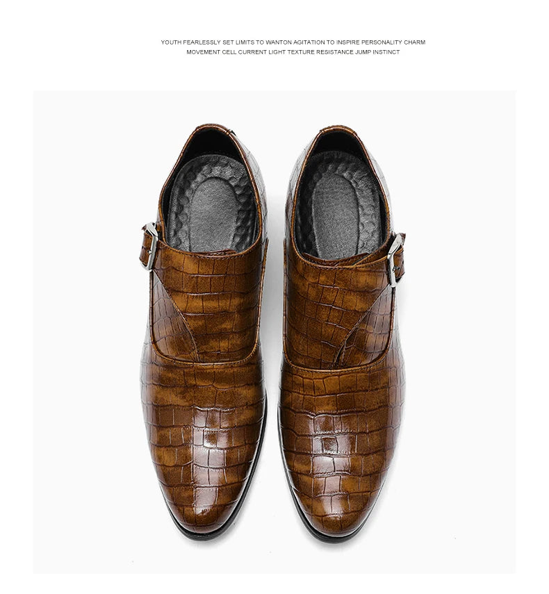 Zapatos Oxford Charol Marrones Hombre | Clásicos Punta Puntiaguda Con Cordones Boda