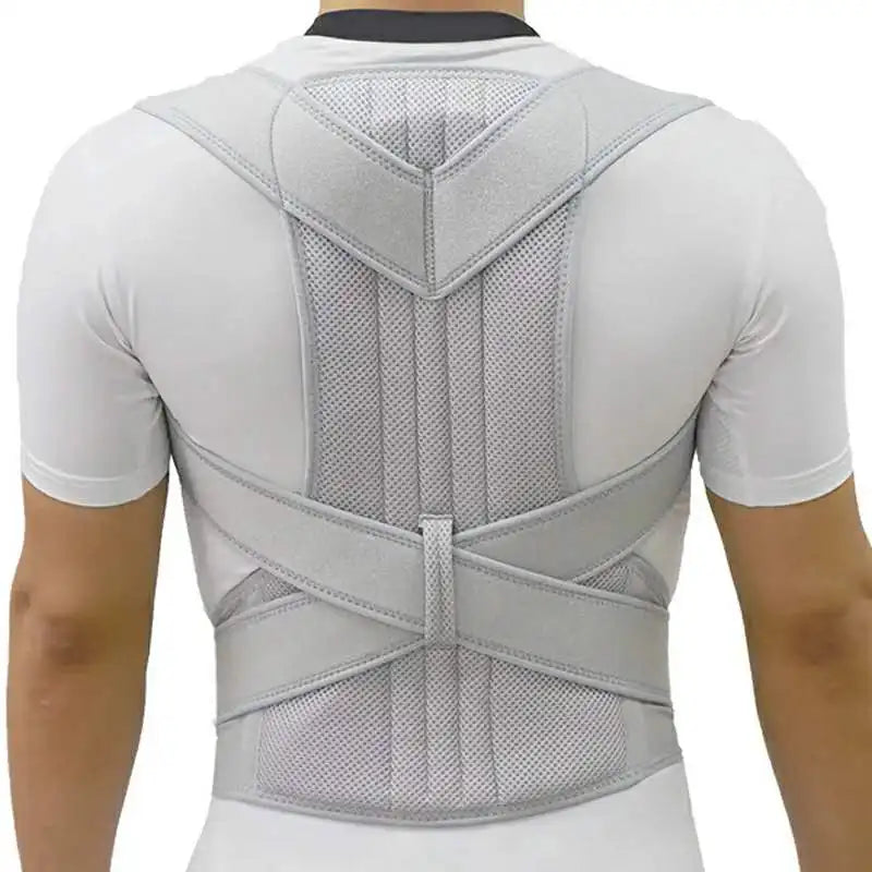 Corrector de postura de barra de aleación, escoliosis, tirantes para espalda, corsé de columna vertebral, soporte para terapia de hombros, cinturón de corrección de postura, espalda ortopédica