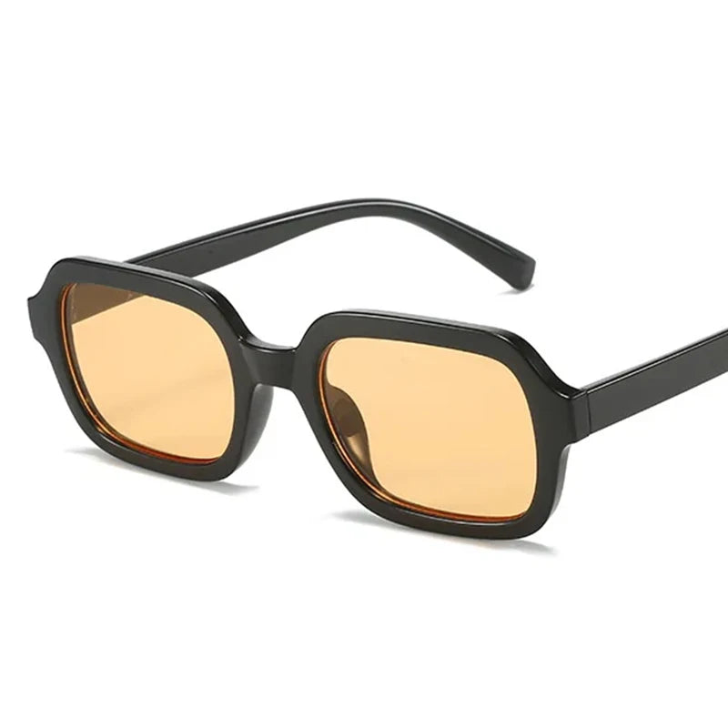 Gafas Sol Cuadradas Unisex Montura Pequeña Retro | A La Moda Popular UV400 Diseño