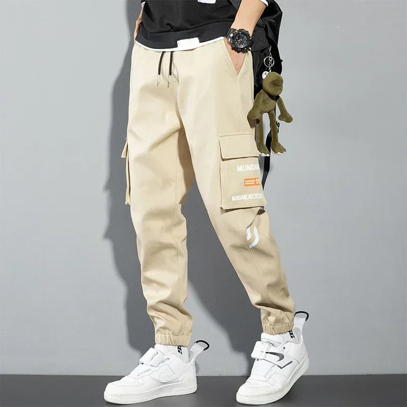 Pantalones Cargo Estilo Coreano | Algodón y Diseño Harem Jogger | Ticotrendy