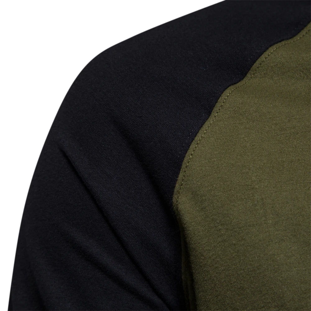 Camiseta Cuello Redondo Algodón Hombre | Manga Larga Casual | Tallas S-XXL | Tico Trendy