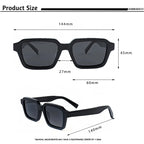 Gafas de Sol Polarizadas Caterside | Retro Cuadradas | Montura de Acetato | Unisex