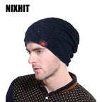 Gorro Punto Acrílico Rayas Cálido Térmico | Invierno Montar Casual Unisex