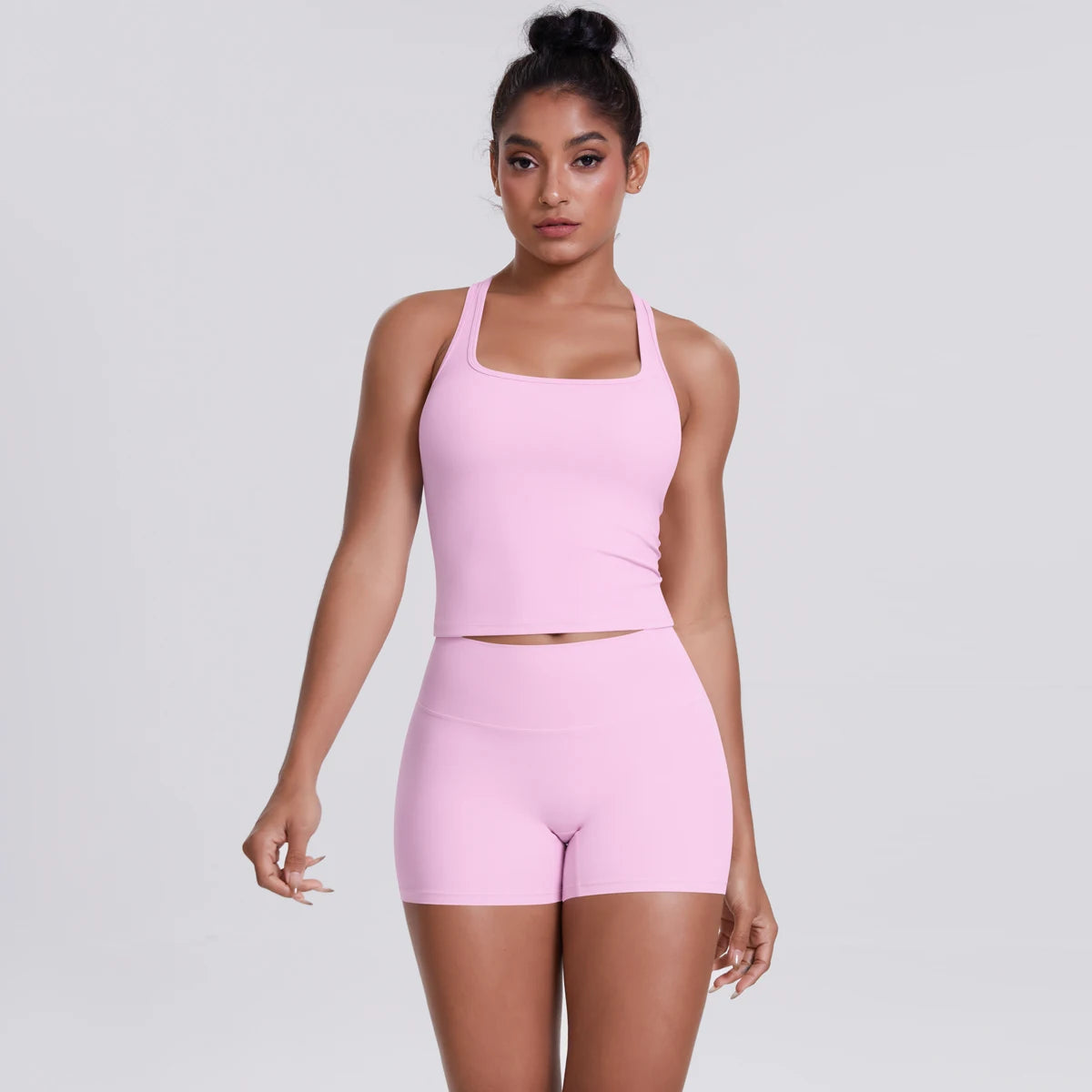 Conjunto Deportivo Mujer 2 Piezas | Sujetador Y Mallas Cintura Alta | Gym Yoga