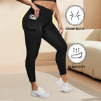 Leggings Yoga Talla Grande | Cintura Alta con Bolsillos | Levantamiento de Glúteos | Tico Trendy