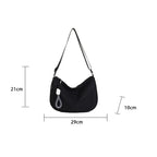 Bolso Cruzado de Tela Oxford Impermeable de Gran Capacidad para Mujeres y Niñas