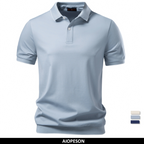 Polo Tencel Premium Color Sólido Hombre | Suave Transpirable | Tallas S-XXL | Tico Trendy