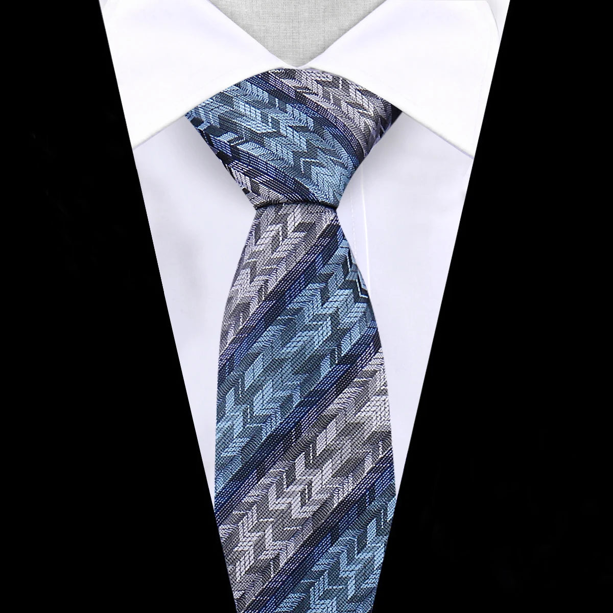 Corbata Jacquard De Poliéster Negocios Boda Accesorio De Moda