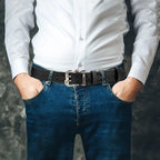 Cinturón de Cuero | Estilo Tico Retro Casual | Para Jeans