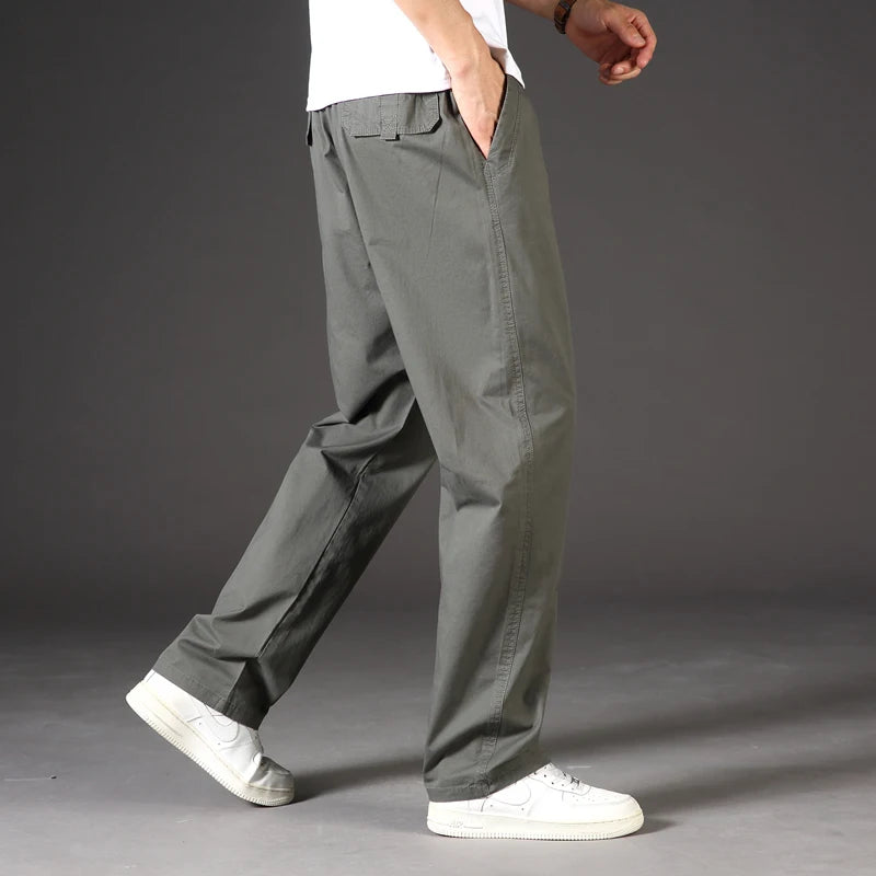 Pantalones Cargo para Hombre | Ajuste Relajado | Colores Negro y Caqui | Ticotrendy