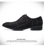 Zapatos Hombre Lona Formales Casuales Punta Puntiaguda Geométricos | Verano