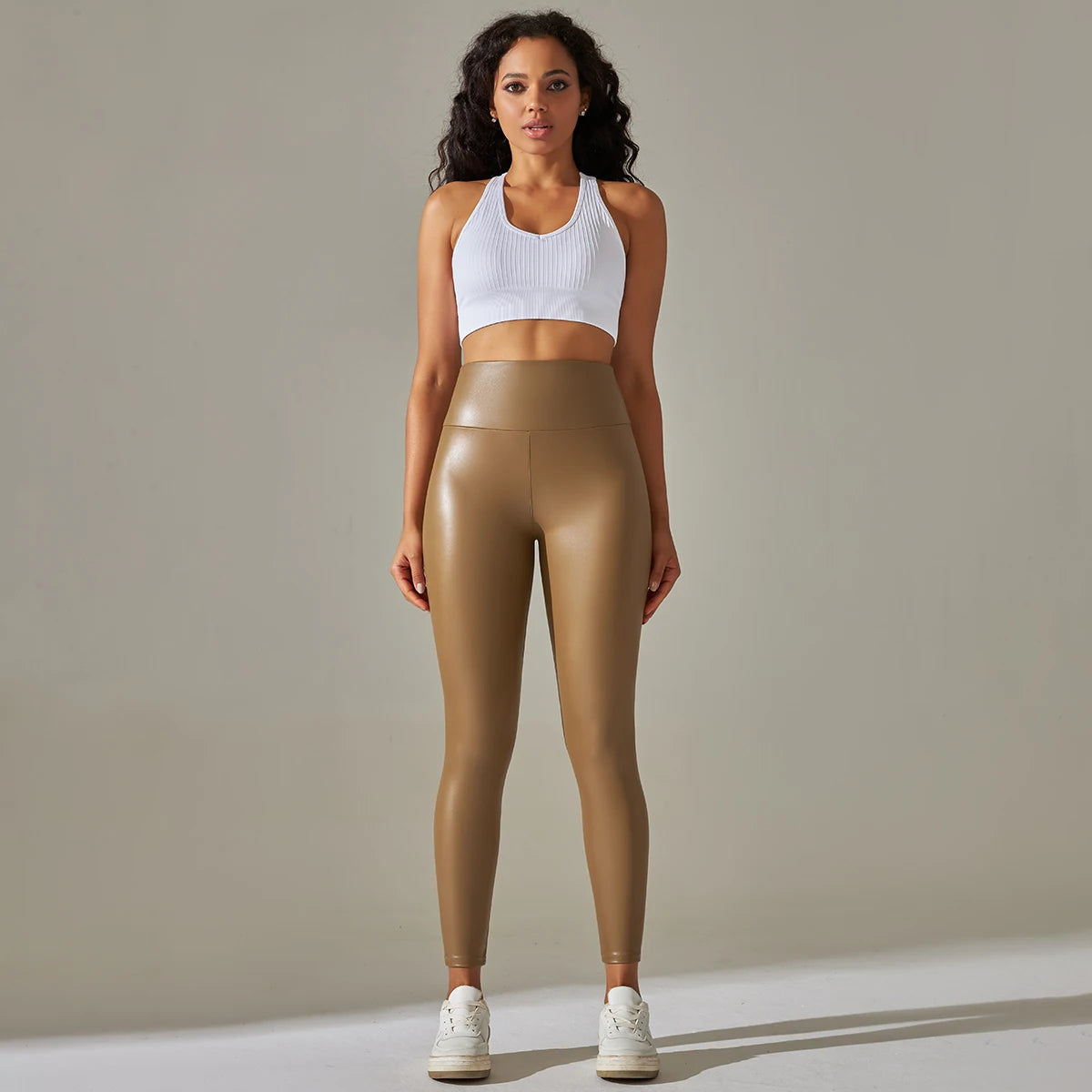 Leggings Cuero Verano Mujer | Cintura Alta Efecto Push Up | Piel Sintética
