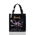 Monederos de compras de PVC a la moda, bolso de compras reutilizable de gran capacidad para mujer, bolso de playa ecológico impermeable