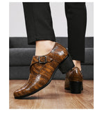 Zapatos Oxford Charol Marrones Hombre | Clásicos Punta Puntiaguda Con Cordones Boda