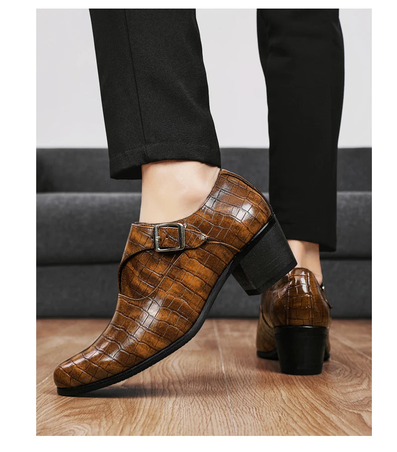 Zapatos Oxford Charol Marrones Hombre | Clásicos Punta Puntiaguda Con Cordones Boda