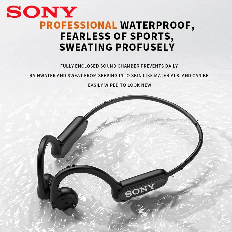 Auriculares SONY Conducción Ósea | Bluetooth 5.3 | Micrófono y Gancho para Oreja | Deportivos