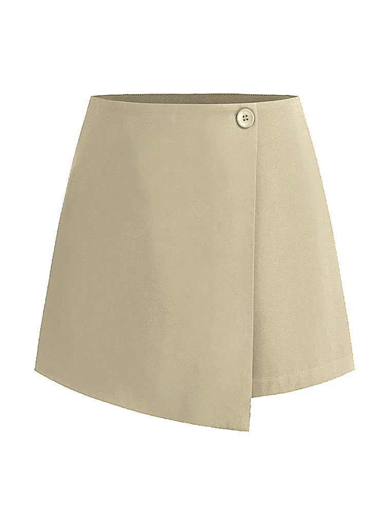 Mini Falda-Shorts Asimétrica | Estilo Elegante | Mujer