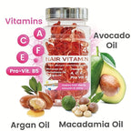 Aceite de nuez para el cuidado del cabello, aceite esencial, cápsula acondicionadora para el cabello marroquí, mejora la reparación del cabello seco y rizado, esencia sin lavado suave y brillante
