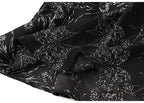 Falda Vintage de Satén | Estampado Floral Elegante
