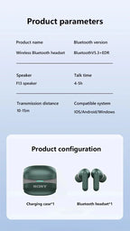 Auriculares Inalámbricos Sony Bluetooth | Sonido Superior | Ajuste Cómodo | Batería Larga Duración