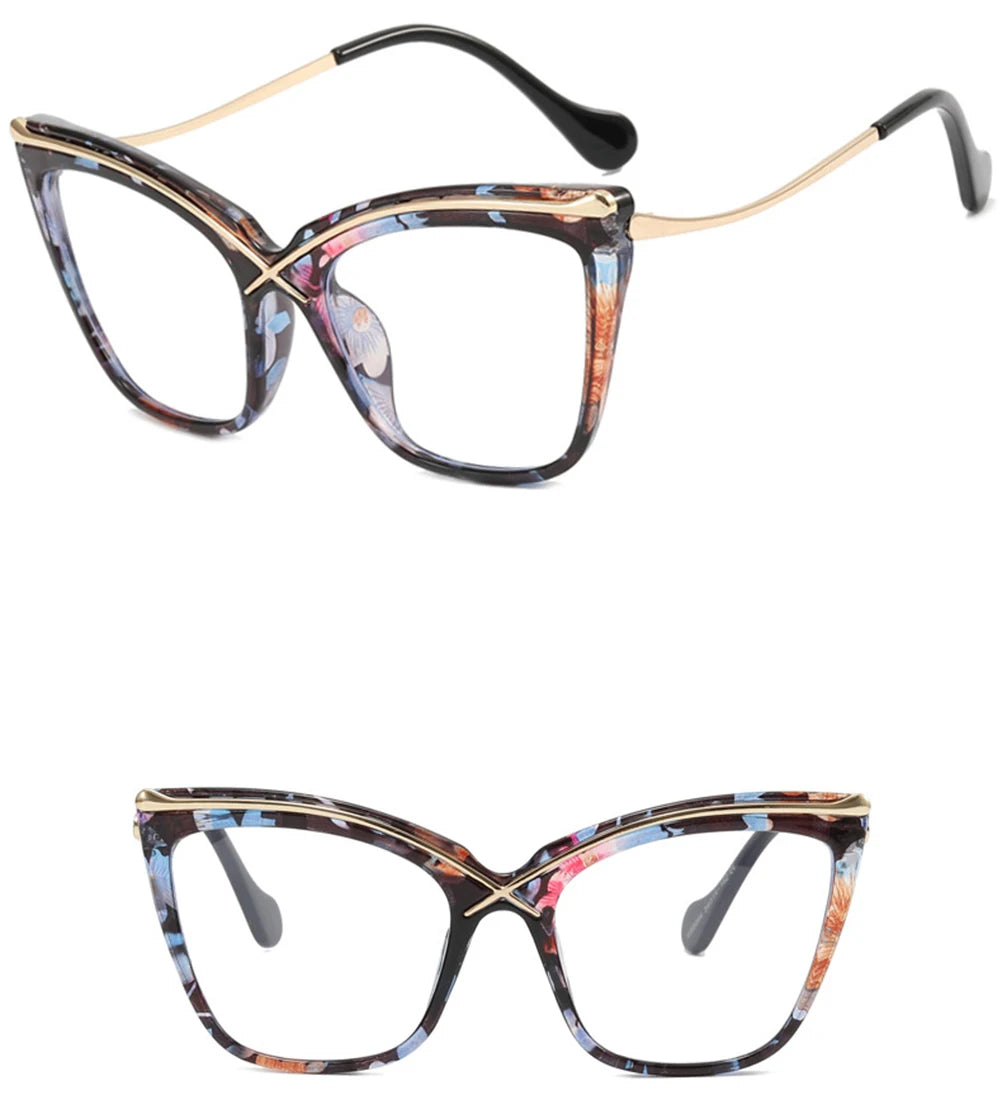 Gafas de Ojo de Gato Contra Luz Azul Elegancia de Tendencia Tico
