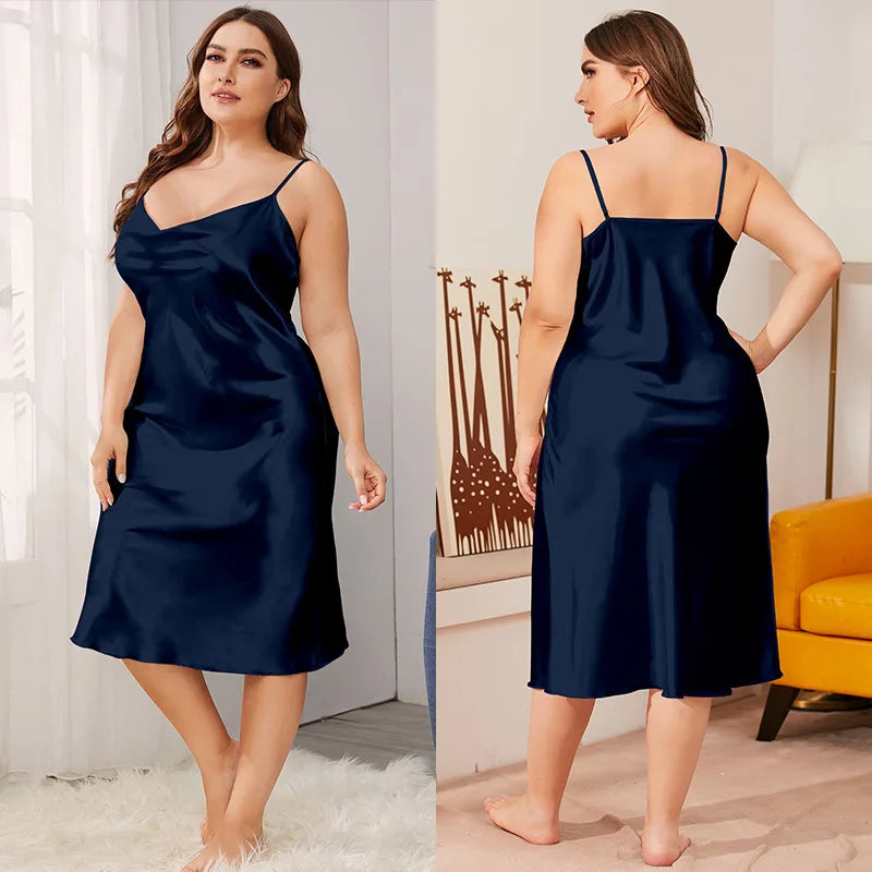 Camisón Manga Corta Cuello Redondo | Talla Grande