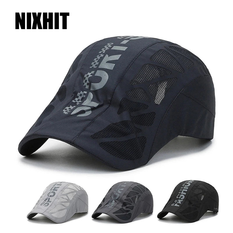 Gorra de Béisbol Transpirable con Visera para Deportes y Viajes