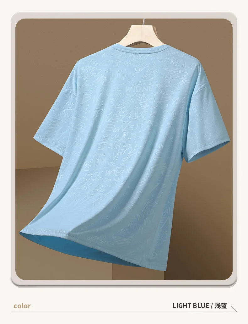 Camiseta Ticotrendy Hombre Manga Corta Cuello Redondo Casual | Transpirable Ligera