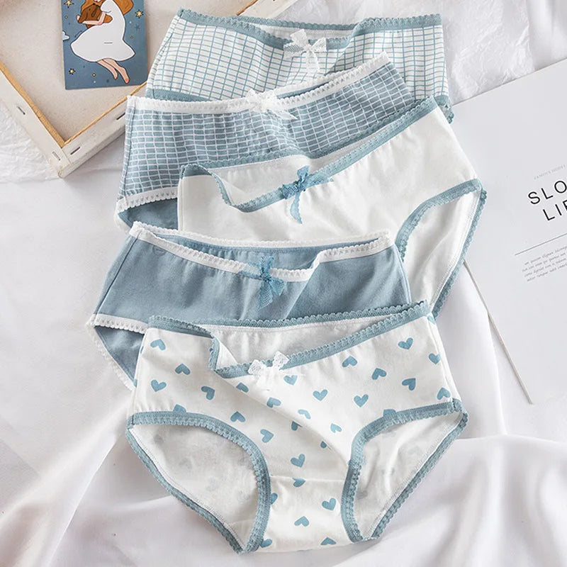 Bragas de Algodón Estampadas | Set de 7 Piezas