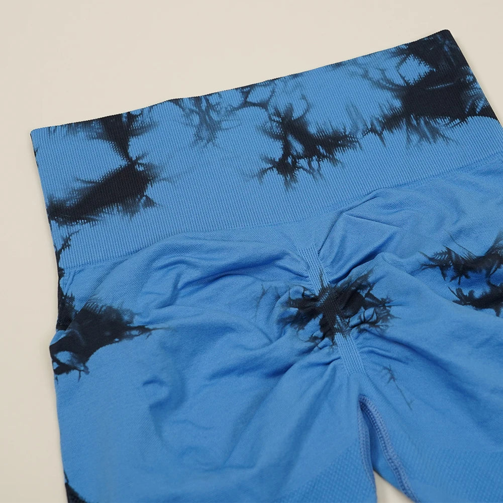 VEQKING Pantalones de yoga sin costuras para mujer, leggings deportivos de cintura alta, elásticos, de secado rápido, pantalones ajustados para gimnasio y entrenamiento