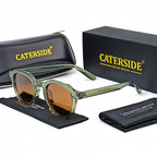 Gafas de Sol Polarizadas CATERSIDE | Montura Poligonal TR90 Ultraligera | UV400