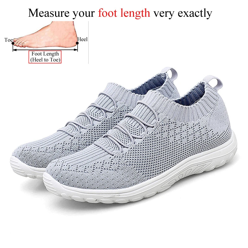 Zapatos Planos Ligeros para Mujer | Tallas 42-43 | Azul, Rosa, Negro, Gris | Verano