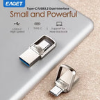 Memoria USB Dual Tipo C y USB A | Ultra Mini Portátil | Ticotrendy
