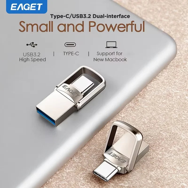 Memoria USB Dual Tipo C y USB A | Ultra Mini Portátil | Ticotrendy