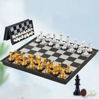 Ajedrez Magnético Plegable | Tablero y Piezas con Atracción | Entretenimiento Padres e Hijos | Ticotrendy