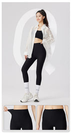 Leggings Piel Tiburón Shaping | Realce Glúteos Sin Costuras | Cintura Alta Sexy Fitness PV | Ticotrendy