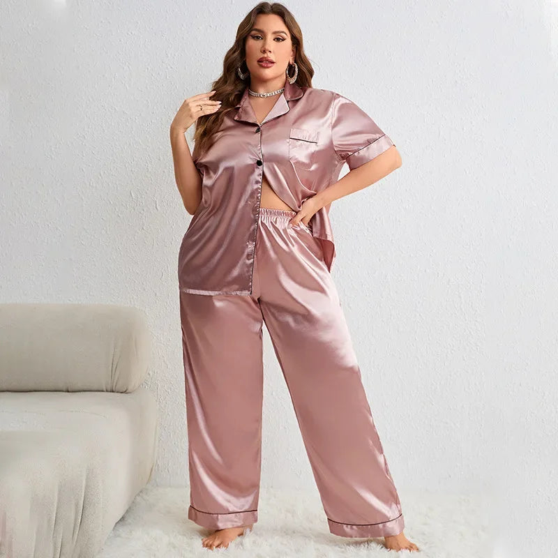 Conjunto de Pijama Sin Mangas | Talla Grande 5XL