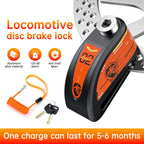 Candado de Disco para Motocicleta | Alarma de 120dB e Impermeable  | Ticotrendy